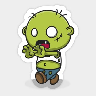 cute zombie Sticker